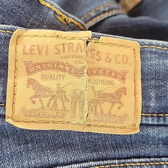 Levi's Mid Rise Straight Leg Jeans size 14 - Picture 5 of 9